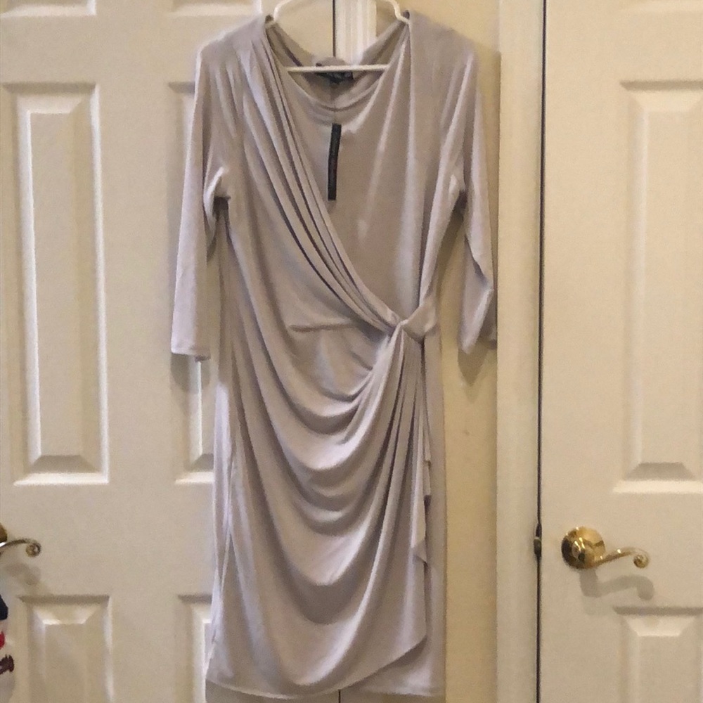 Beautiful gray Catherine Malandrino dress!